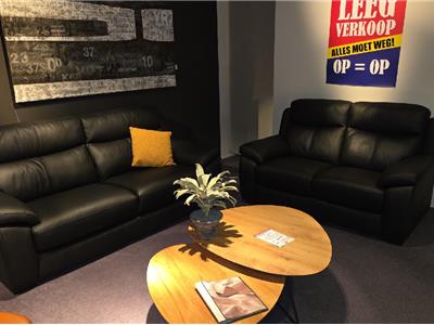 Lederland ROTTERDAM Showroommodel Alena  2,5  en 2  zit